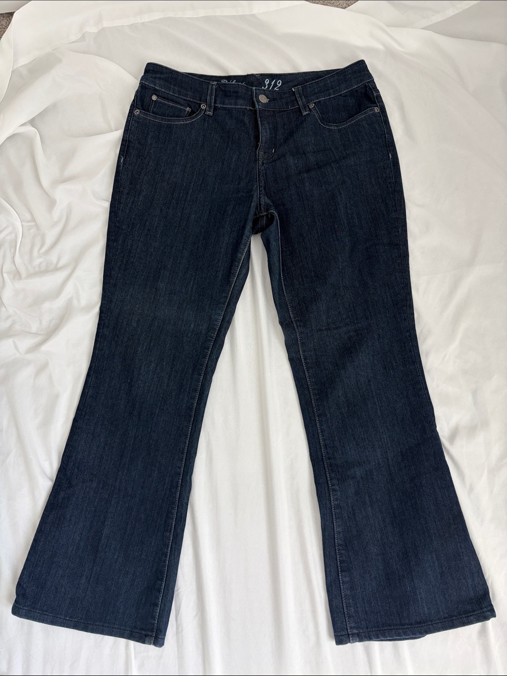 The Limited Dark Indigo Flare Jeans